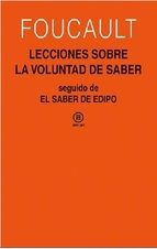 LECCIONES SOBRE LA VOLUNTAD DE SABER