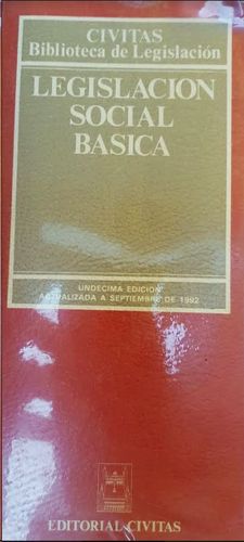 LEGISLACI�N SOCIAL B�SICA