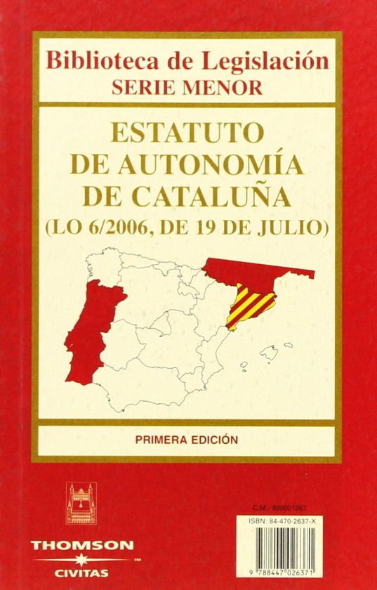 ESTATUTO DE AUTONOMIA DE CATALUA