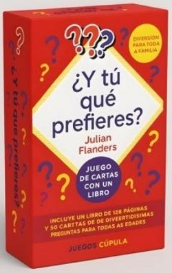 �Y T� QU� PREFIERES? JUEGO DE CARTAS CON UN LIBRO
