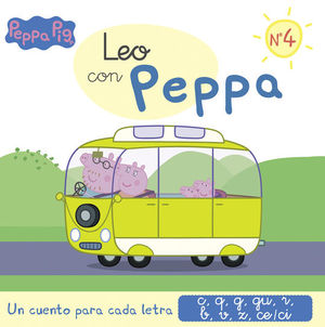 LEO CON PEPPA PIG N 4: UN CUENTO PARA CADA LETRA: C, Q, G, GU, R, B, V, Z, CE, CI