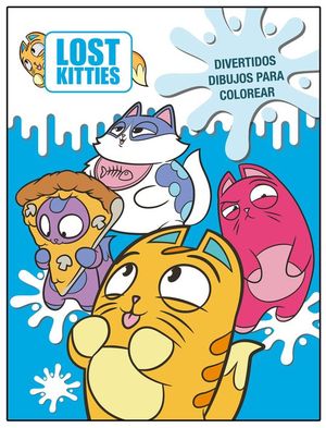 LOST KITTIES DIVERTIDOS DIBUJOS PARA COLOREAR