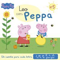 LEO CON PEPPA PIG N 5: UN CUENTO PARA CADA LETRA: J, GE, GI, LL, , CH, X, K, W, GE, GI