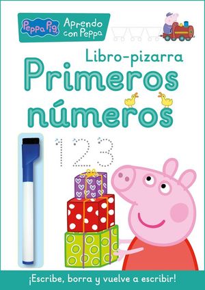 PRIMEROS NÚMEROS (LIPRO-PIZARRA) PEPPA PIG. CUADERNO DE ACTIVIDAES