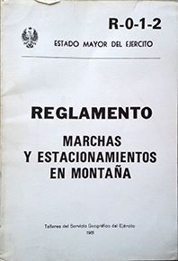 MARCHAS Y ESTACIONAMIENTOS EN MONTAA. REGLAMENTO. (R-0-1-2)