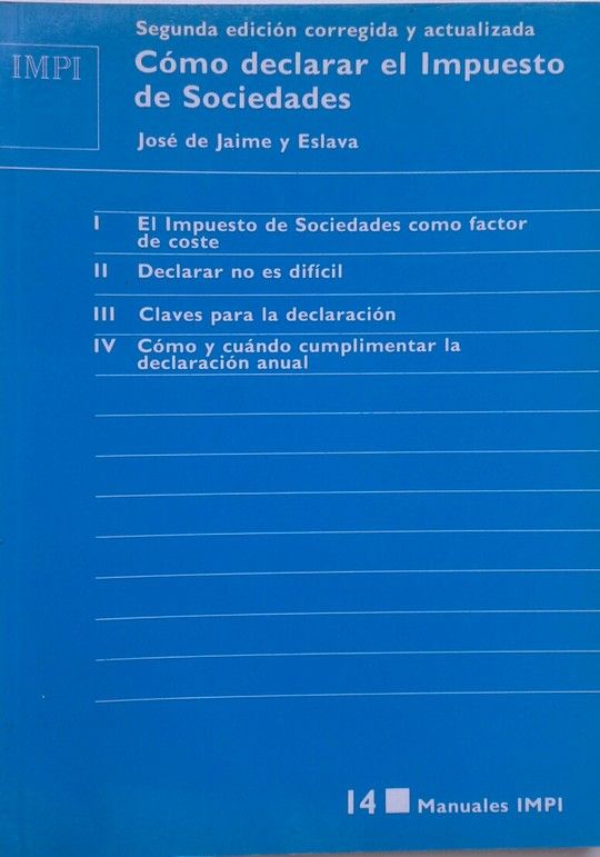 C�MO DECLARAR EL IMPUESTO DE SOCIEDADES