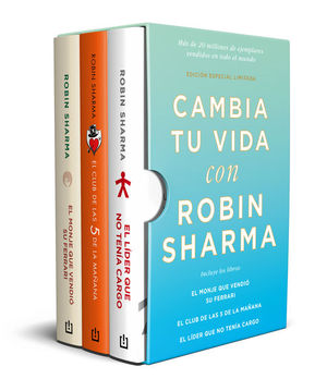 ESTUCHE CAMBIA TU VIDA CON ROBIN SHARMA (3 TITULOS)