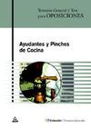 AYUDANTES Y PINCHES DE COCINA. TEMARIO GENERAL Y TEST