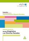 GRADUADO EN EDUCACI�N SECUNDARIA. GRUPOS LING��STICOS Y DE CIENCIAS SOCIALES.
