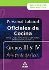 OFICIAL DE COCINA (1 Y 2) PERSONAL LABORAL DE LA XUNTA DE GALICIA GRUPOS III Y