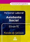 ASISTENTE SOCIAL DE LA XUNTA DE GALICIA .TEMARIO