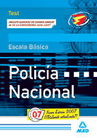 POLIC�A NACIONAL, ESCALA B�SICA. TEST