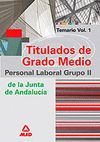 GRUPO II DE PERSONAL LABORAL DE LA JUNTA DE ANDALUC�A TITULADOS DE GRADO MEDIO.
