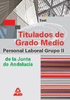 GRUPO II DE PERSONAL LABORAL DE LA JUNTA DE ANDALUCA TITULADOS DE GRADO MEDIO.