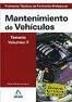 CUERPO DE PROFESORES T�CNICOS DE FORMACI�N PROFESIONAL. MANTENIMIENTO DE VEH�CUL