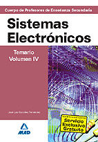 CUERPO DE PROFESORES DE ENSE�ANZA SECUNDARIA. SISTEMAS ELECTR�NICOS. TEMARIO. VO