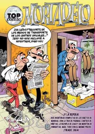 MORTADELO TOP COMIC 56: EL TIJERETAZO Y LA REPERA