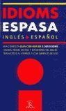 IDIOMS ESPASA INGLS-ESPAOL