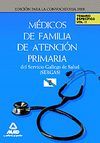 M�DICOS DE FAMILIA DE ATENCI�N PRIMARIA DEL SERVICIO GALLEGO DE SALUD-SERGAS. TE