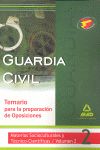 GUARDIA CIVIL.TEMARIO PREPARA OPOSICIN - MATERIAS SOCIALES VOLUMEN 2