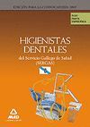 HIGIENISTAS DENTALES DEL SERVICIO GALLEGO DE SALUD (SERGAS). TEST PARTE ESPECFI