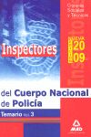 INSPECTORES DEL CUERPO NACIONAL DE POLICIA VOL 3