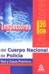 INSPECTORES DEL CUERPO NACIONAL DE POLICIA TEST Y CASOS PRACTICOS
