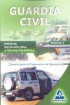 GUARDIA CIVIL TEMRIO VOL.II MAT. SOCIOCULTURALES Y TECNICO CIENTIFICAS