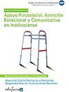 ATENCI�N SOCIO SANITARIA A PERSONAS DEPENDIENTES EN INSTITUCIONES SOCIALES. APOY