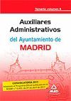 AUXILIARES ADMINISTRATIVOS DEL AYUNTAMIENTO DE MADRID. TEMARIO