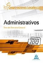 ADMINISTRATIVOS, CORPORACIONES LOCALES. TEST DEL TEMARIO GENERAL