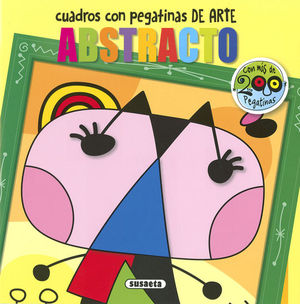 ARTE ABSTRACTO. CUADROS CON PEGATINAS DE ARTE