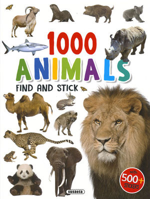 1000 ANIMALS. FIND AND STICK