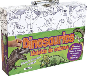 DINOSAURIOS. MALETIN DE COLORES