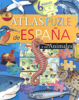 ATLAS PUZLE DE ESPAA Y SUS ANIMALES