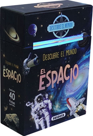 DESCUBRE EL MUNDO: EL ESPACIO (40 FICHAS Y UN LIBRO)