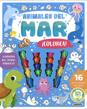 ANIMALES DEL MAR. COLOREA