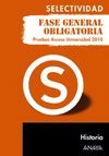 HISTORIA. FASE GENERAL OBLIGATORIA.