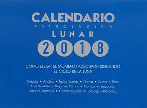 CALENDARIO ASTROL�GICO LUNAR 2018