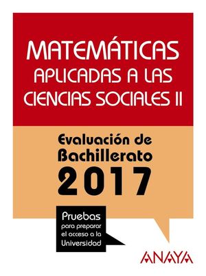 MATEMTICAS APLICADAS A LAS CIENCIAS SOCIALES II