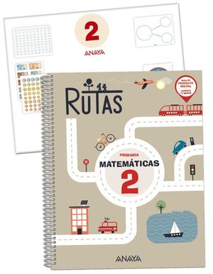 MATEM�TICAS 2. RUTAS. (INCLUYE MATERIAL MANIPULATIVO)