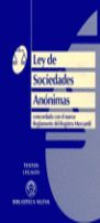 LEY DE SOCIEDADES AN�NIMAS Y REGLAMENTO RESGISTRO MERCANTIL