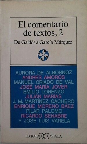 EL COMENTARIO DE TEXTOS, II