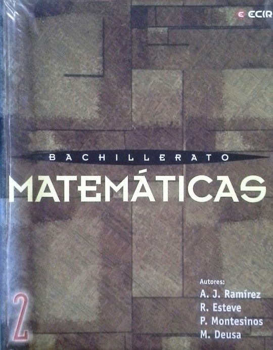 MATEM�TICAS, 2� BACHILLERATO LOGSE