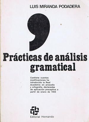 PR�CTICAS DE AN�LISIS GRAMATICAL