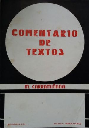 COMENTARIO DE TEXTOS