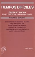 ANUARIO 2003, TIEMPOS DIF�CILES