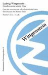 CONFERENCIA SOBRE ETICA. CON DOS COMENTARIOS SOBRE LA TEORIA DEL VALOR