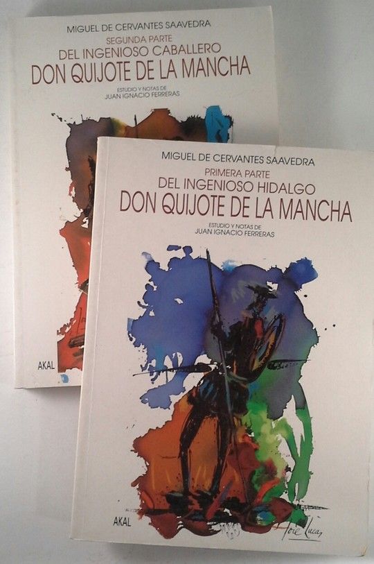 EL INGENIOSO HIDALGO DON QUIJOTE DE LA MANCHA (2 VOLMENES).
