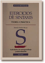 EJERCICIOS DE SINTAXIS. TEORA Y PRCTICA